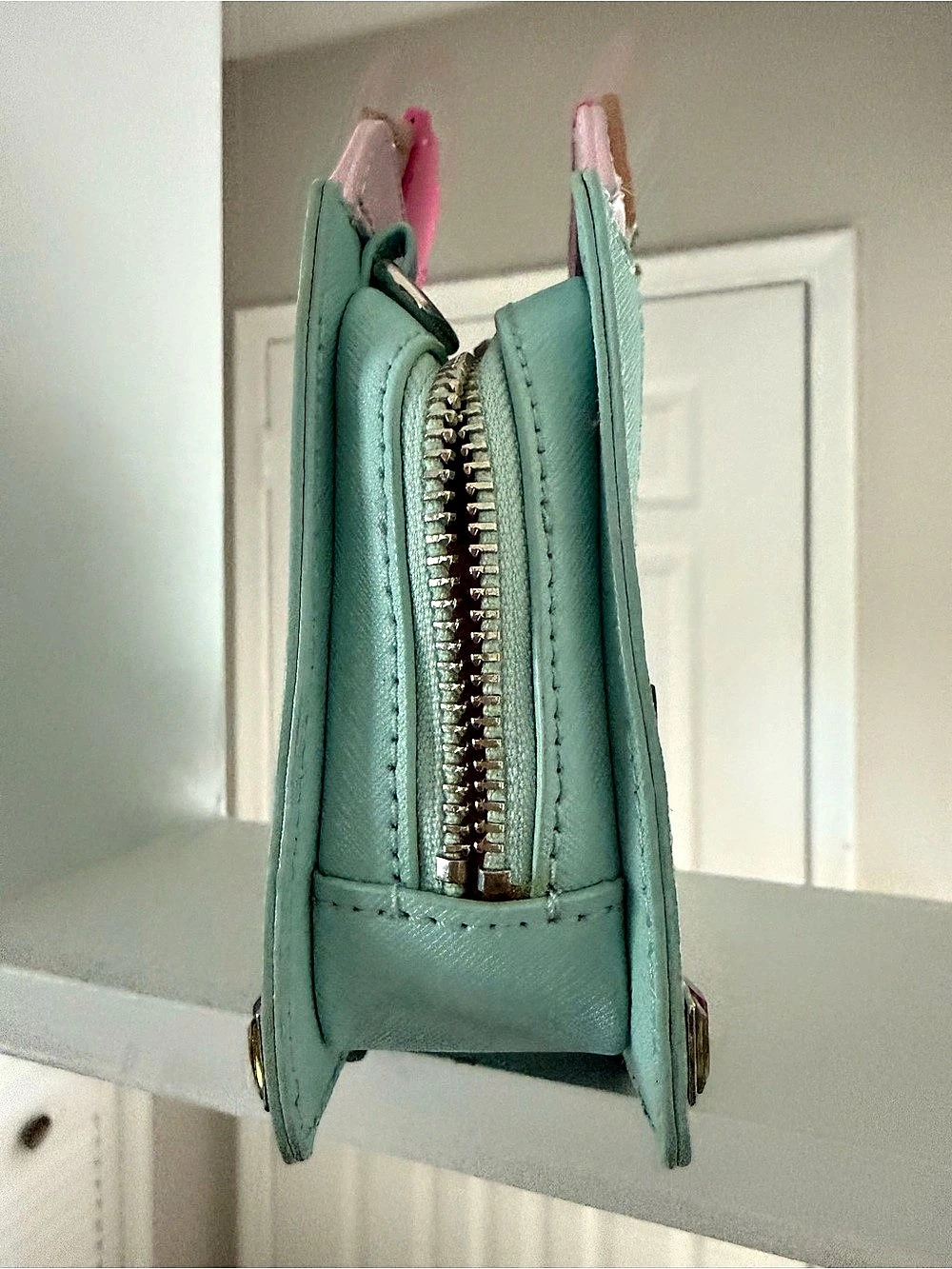 kate spade new york Flavor of the Month Ice Cream Truck Crossbody Green & Pink - Picture 4 of 10